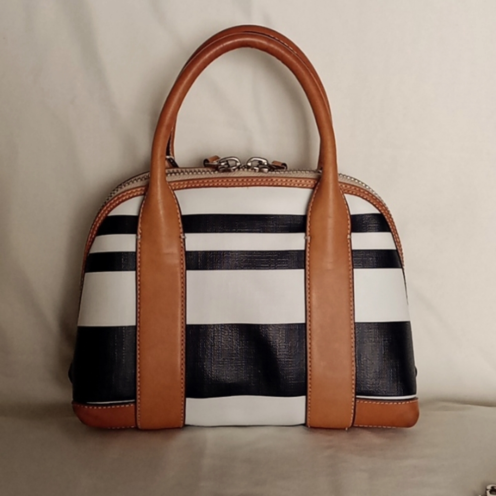 EUC Coach Bleecker Mini Preston Stripped - Picture 2 of 5